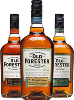 Old Forster bottles three