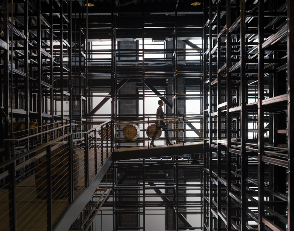 Old Forester interior photo distillery