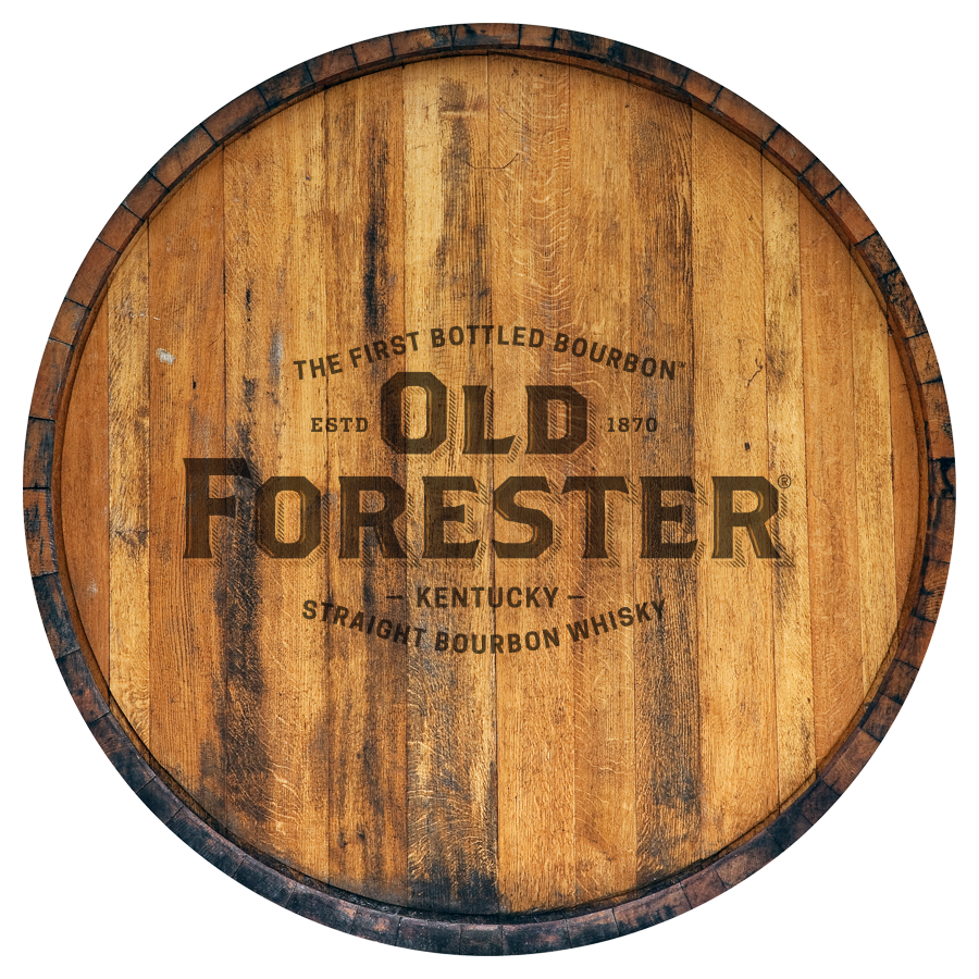 Old Forester barrel closeup