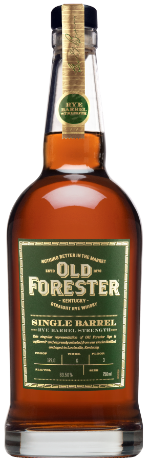 Old Forester Barrel Proof Single Barrel Rye Whiskey