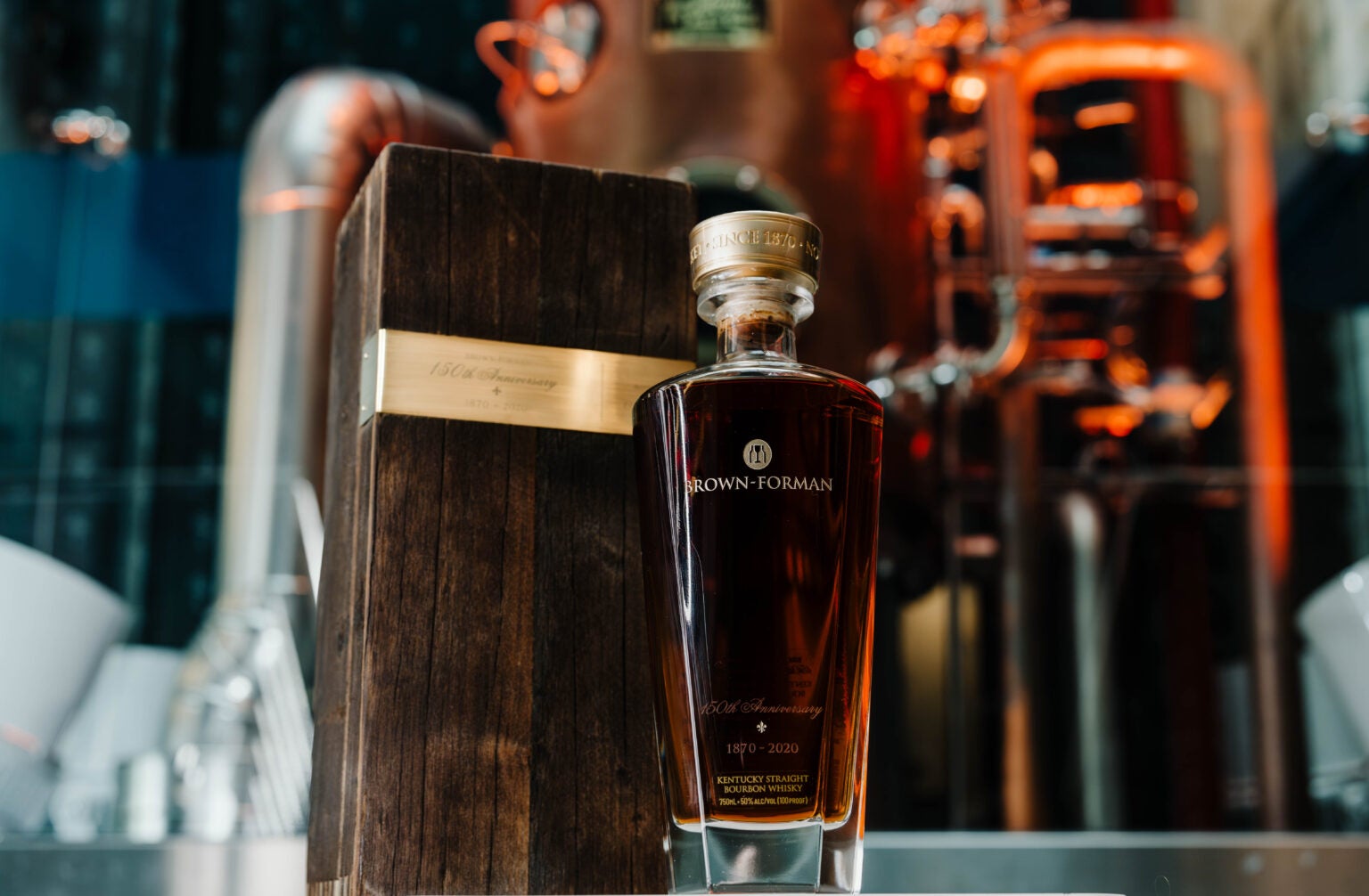 Old Forester 150th Anniversary Decanter. 